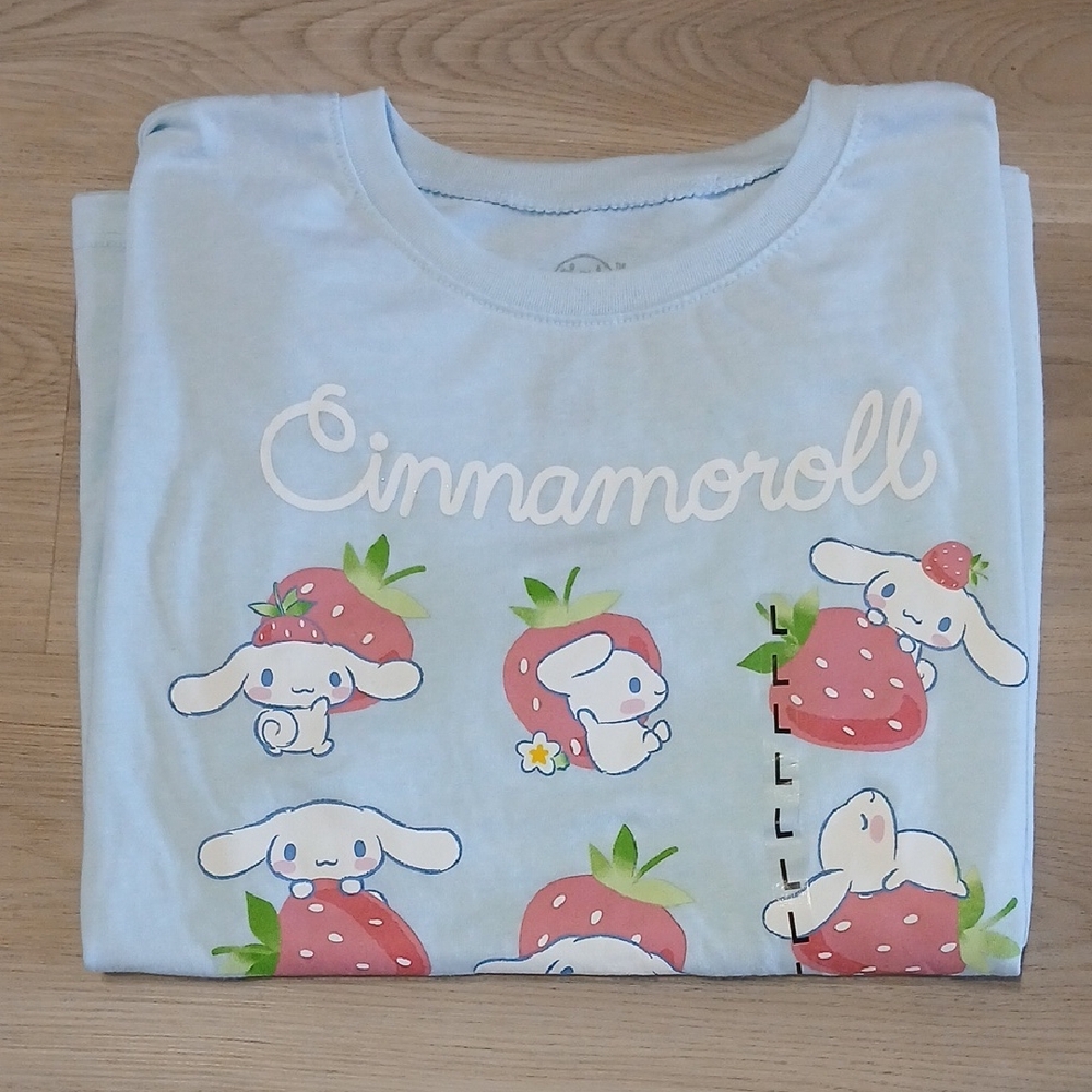 Sanrio Cinnamoroll  Tee Shirt - Light Blue